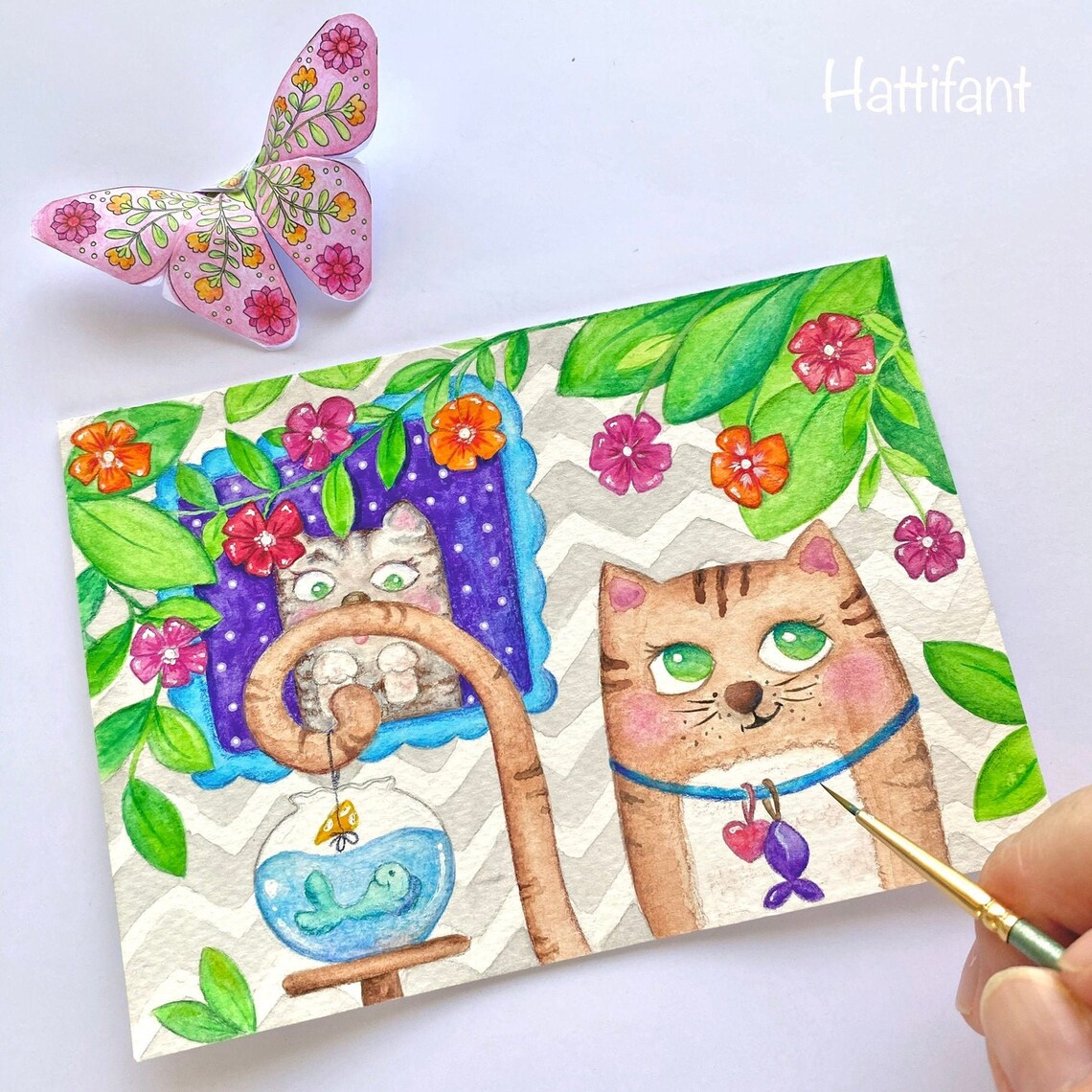 Cute Cats Coloring Adventure Paper Craft Bundle Coloring | Etsy