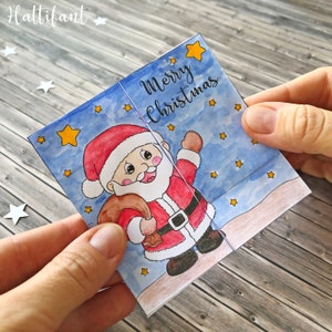 Cartes de Noël sans fin à colorier et à fabriquer image 7