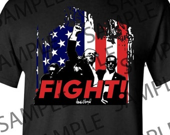 Trump Fight 4 color