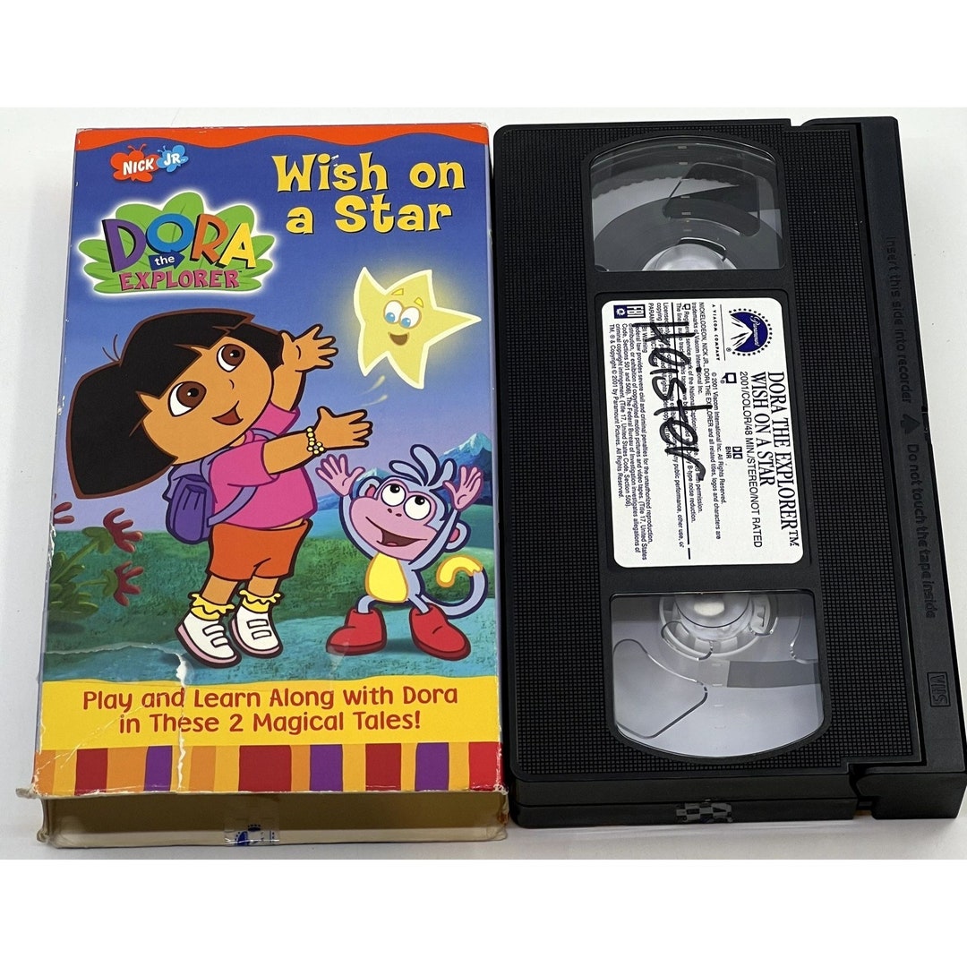 Nick Jr Dora the Explorer Wish on A Star VHS Video Tape - Etsy