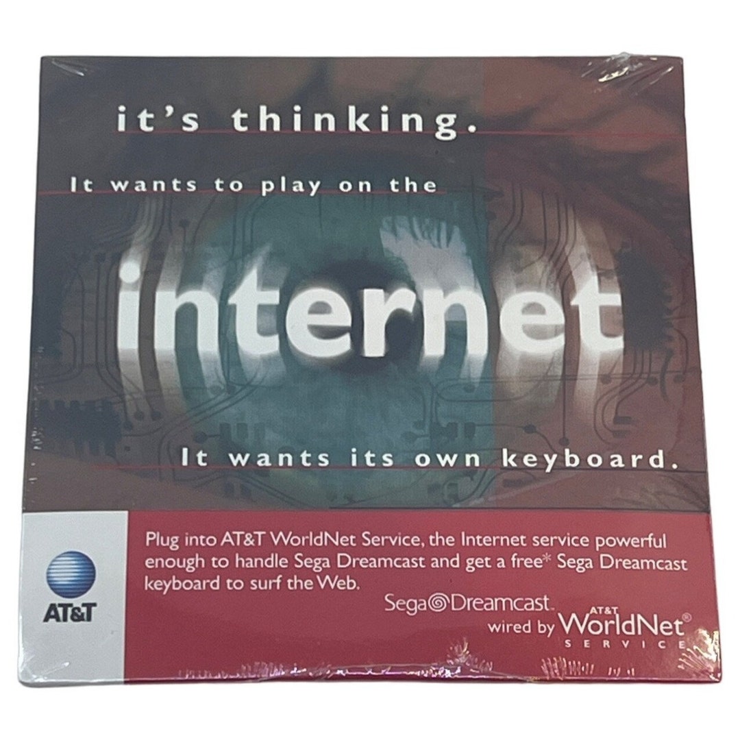 Factory Sealed Sega Dreamcast AT&T WORLDNET CD - Etsy