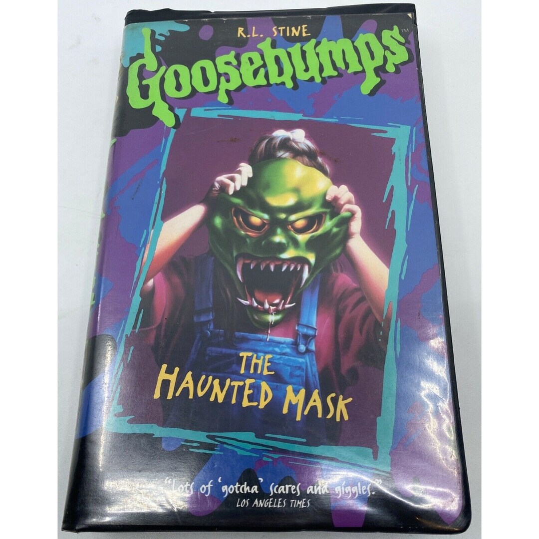 RL Stine Goosebumps VHS Tape the Haunted Mask Vintage 1995 Etsy