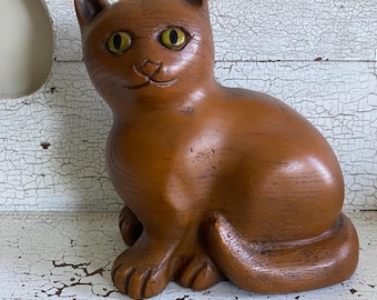 Vintage MCM Cat Funky Retro Kitschy Cat Hippie Cat Lover