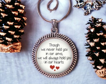 MISCARRIAGE Christmas Ornament - Loss of Baby Keepsake Ornament - Xmas Tree Ornament - Unborn Baby Ornament - Child Loss Ornament