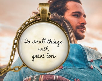 Inspirational Bible Verse Pendant: Religious Quote Jewelry