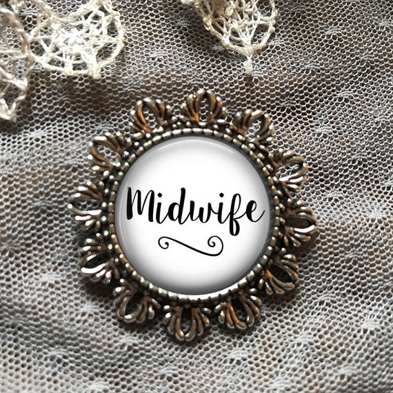 Midwife Brooch Pin Doula Jewelry Birth Coach Birthing Support