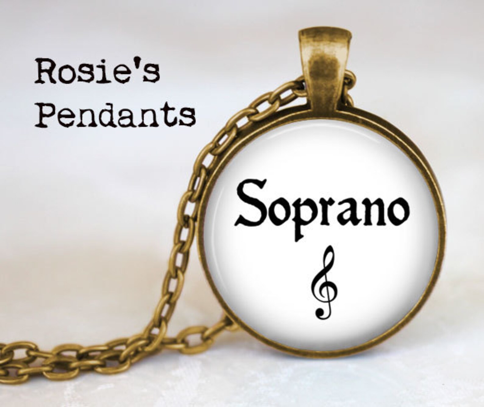SOPRANO Music Jewelry Gift for Singer Opera Soprano - Etsy