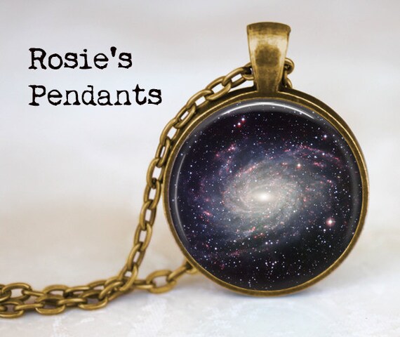 Milky Way Galaxy - Astronomy Jewelry - Astronomer Gift - Milky Way Necklace - Celestial Jewelry - Star Jewelry - Galaxy Pendant