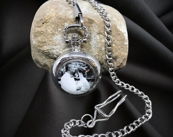 Photo Pocketwatch - Personalized Gift for Men - Custom Pocket Watch - Gift for Dad - Personalized Watch - Picture Pocket Watch