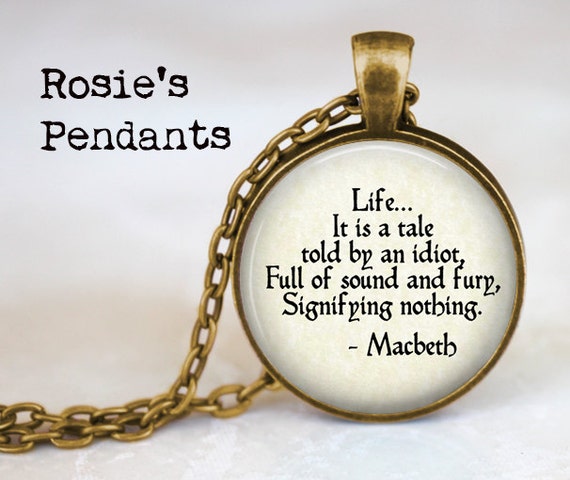 Citation De Shakespeare Macbeth Un Conte Raconte Par Un Etsy France Citation De Shakespeare Macbeth Un Conte Raconte Par Un Etsy France