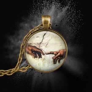 Creation of Adam Jewelry: Sistine Chapel Art, Religious Gift