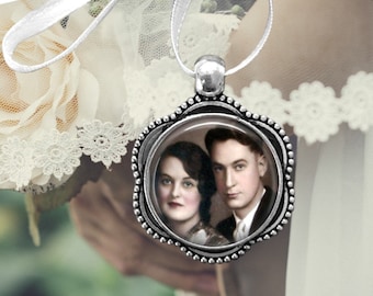 Bridal Bouquet Photo Charm Memorial: Keepsake Wedding Charm