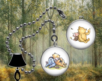 Winnie-The-Pooh Light or Fan 2-sided Pull Chain: Classic Nursery Decor