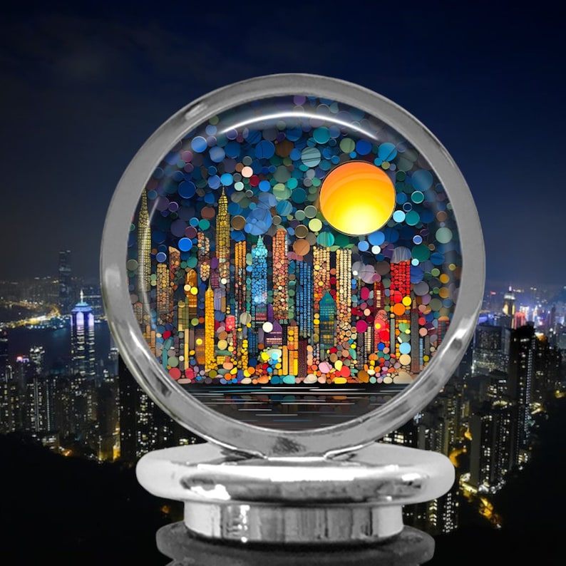RosiesDesignStudio City Skyline Wine Stopper - Thumbnail 2