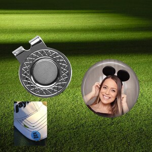 Custom Golfer Gift - Photo Golf Ball Marker and Hat Clip Set - Custom Golfball Marker - Your Photo Golf Ball Marker - Gift for golfer
