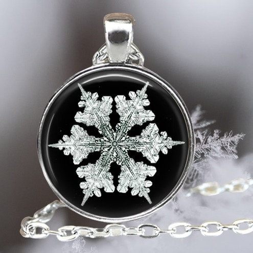 Set of 3 Snowflake Ornaments White Acrylic Snowflakes Minimalist