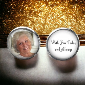 Memorial Photo Cufflinks: Wedding Remembrance Gift