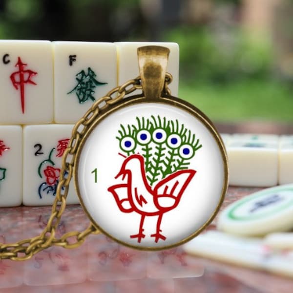 Sparrow Mahjong Necklace main image 0