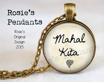 Mahal Kita Necklace: Tagalog I Love You Filipina Pendant