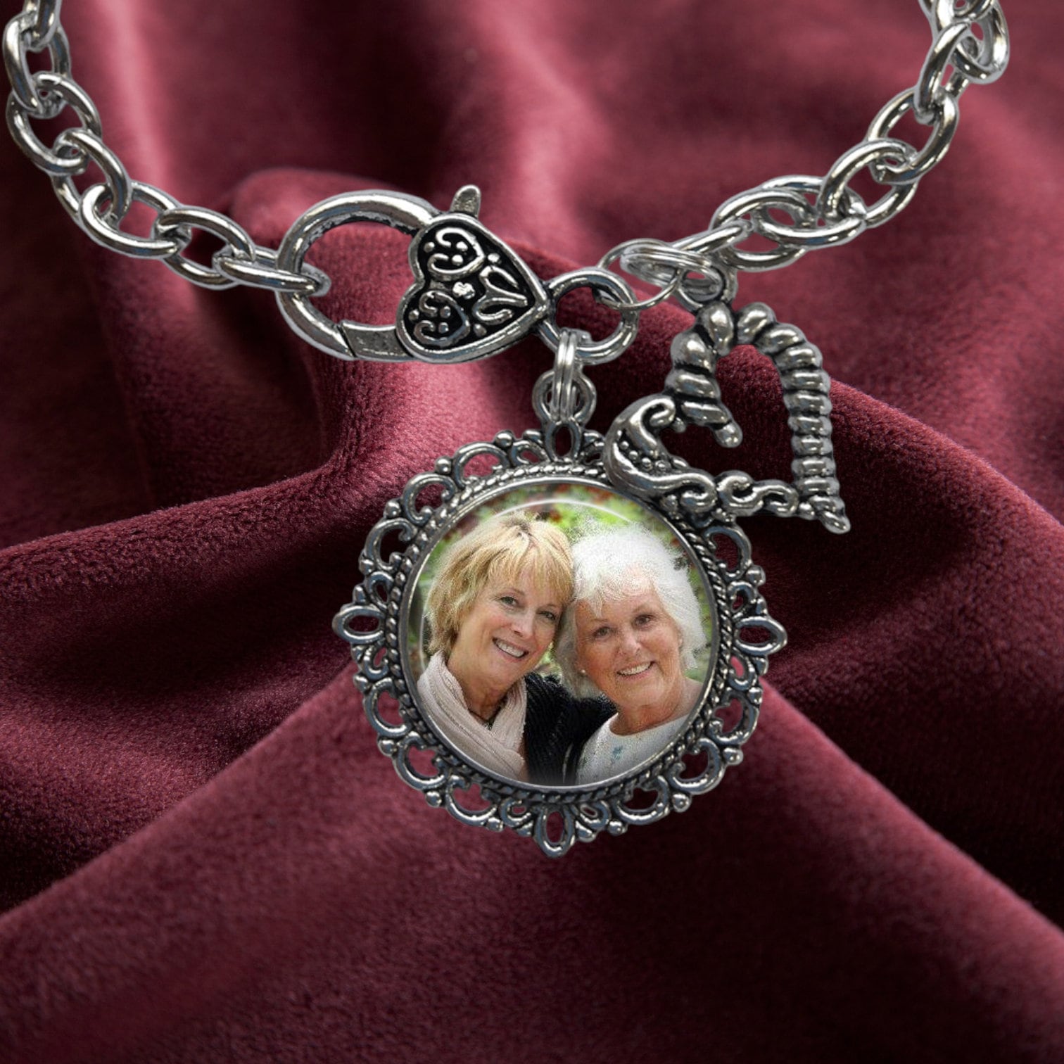 Photo Charm Bracelet Etsy