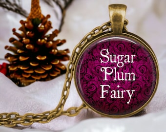 Sugar Plum Fairy Necklace: Nutcracker Ballet Jewelry, Gift for Dancer