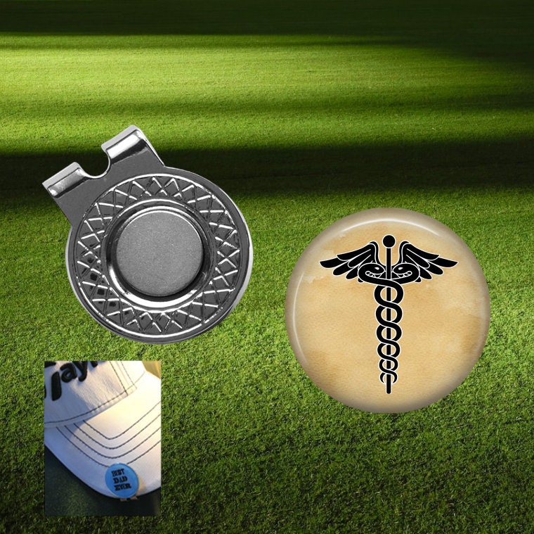 Doctor Golf Ball Marker, Medical, Nurse, Initials Engraved – Namecoins