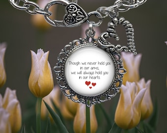 Miscarriage Keepsake Bracelet - Loss of Unborn Baby - Miscarriage Bracelet - Miscarriage Quote - Child Loss Memorial Bracelet