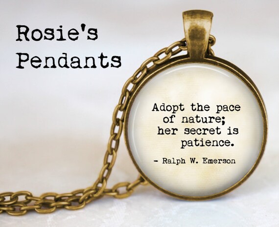 Collier Citation Ralph Waldo Emerson Adoptez Le Rythme De La Etsy France Collier Citation Ralph Waldo Emerson Adoptez Le Rythme De La Etsy France
