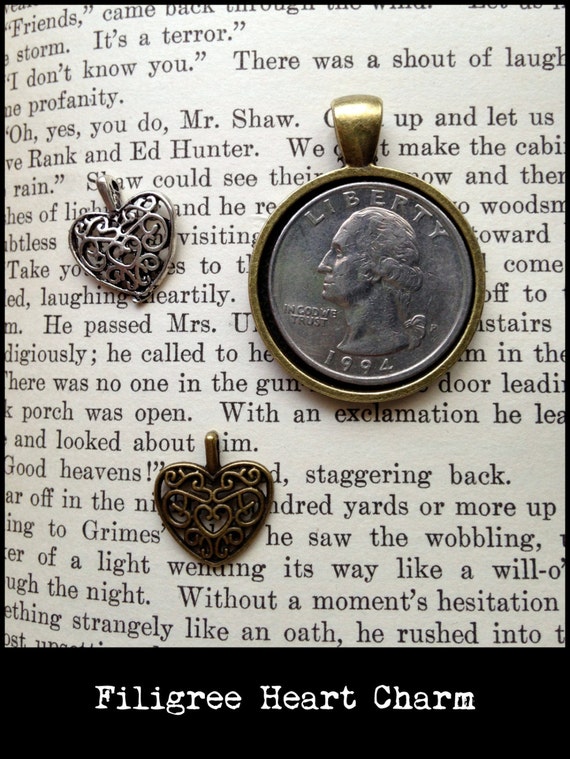 Pride and Prejudice Quote Necklace I Love You Most Ardently Mr