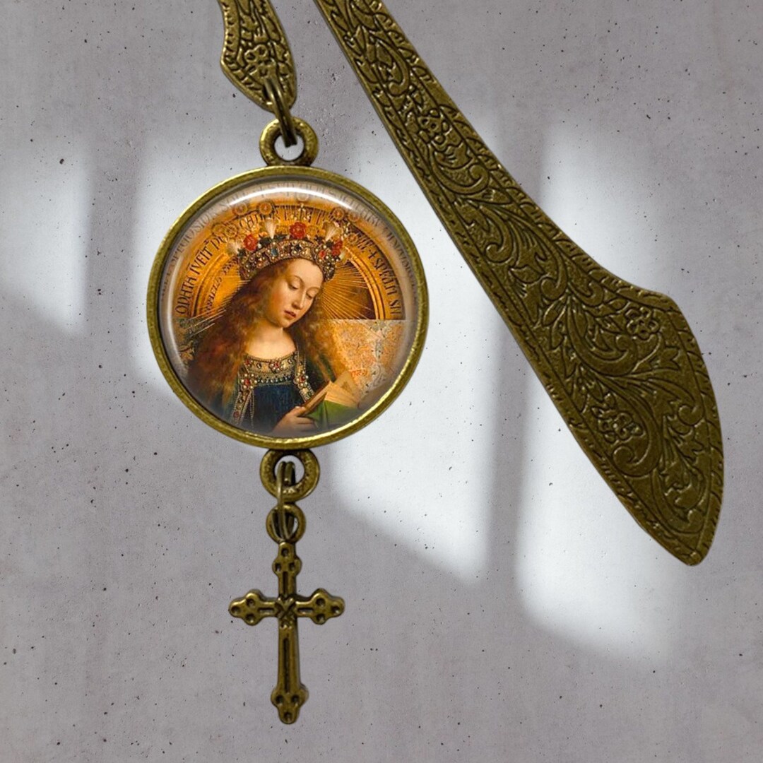 Virgin Mary Bookmark: Ghent Altarpiece Detail, Catholic Christian Gift ...