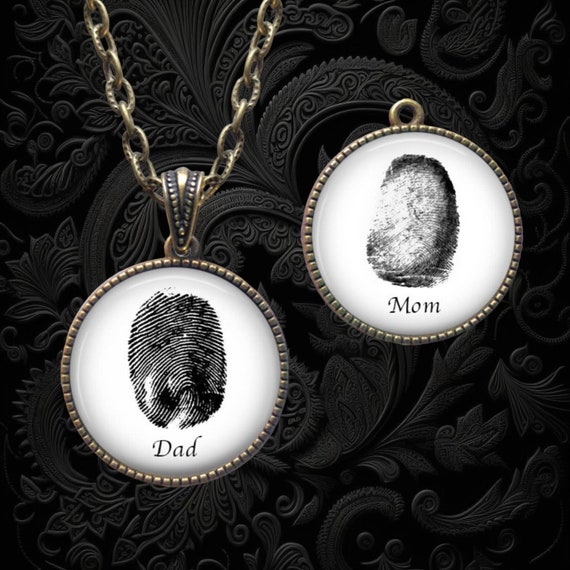 Double Fingerprint Jewellery | Fingerprint jewelry, Silver fingerprint,  Silver fingerprint jewellery