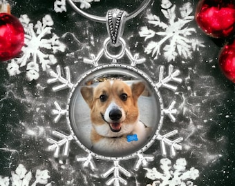 PET PICTURE Christmas Ornament - Small Ornaments - Photo Ornament Gifts - Personalized Ornaments - Tabletop Tree Ornaments