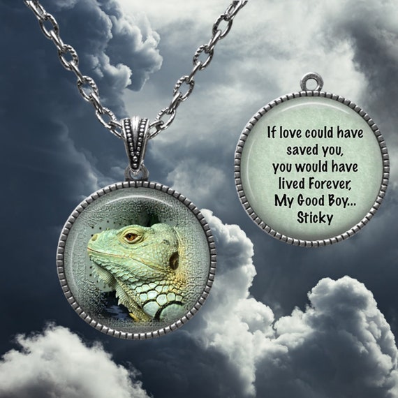 Personalized Pet Memorial Necklace: Custom Photo Pendant, Dog Remembrance Gift