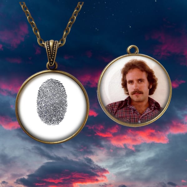 Fingerprint Pendant - Etsy