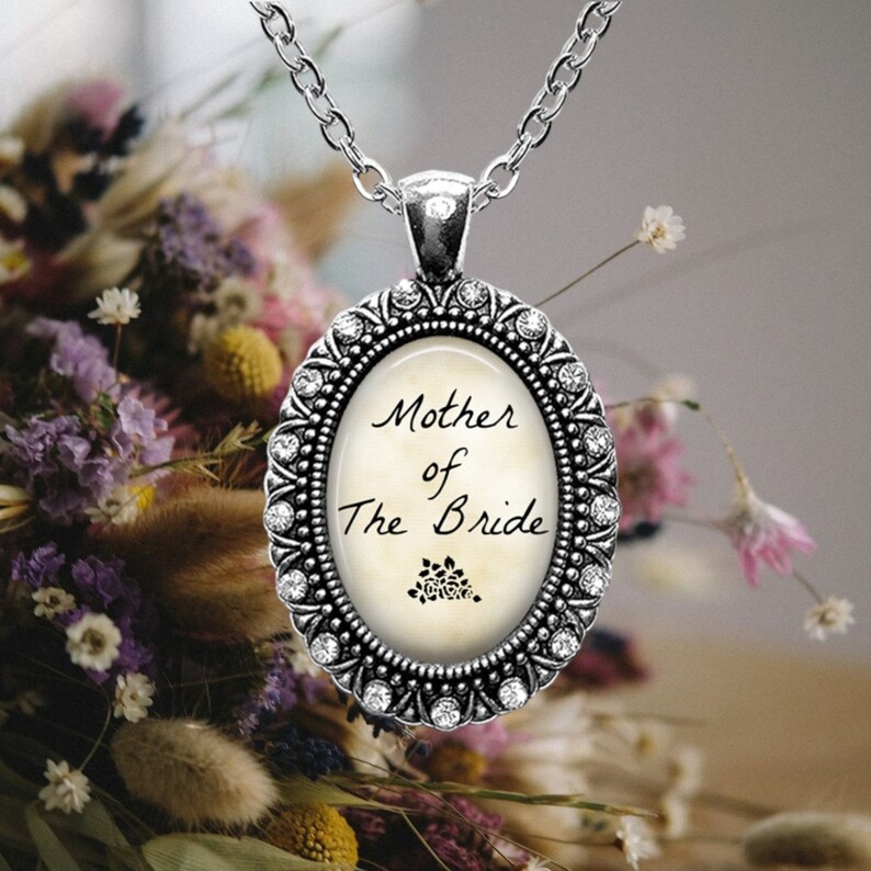 Mother of the Bride Rhinestone Necklace Wedding Gift Mother of the Bride Jewelry Mother of the Groom Grandmother Bride Gift Mother of Bride