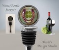 Lucky Horseshoe Clover WINE STOPPER - Lucky Bottle Stopper - Stocking Stuffer - Irish Luck - Good Luck Gifts - Wine Lover