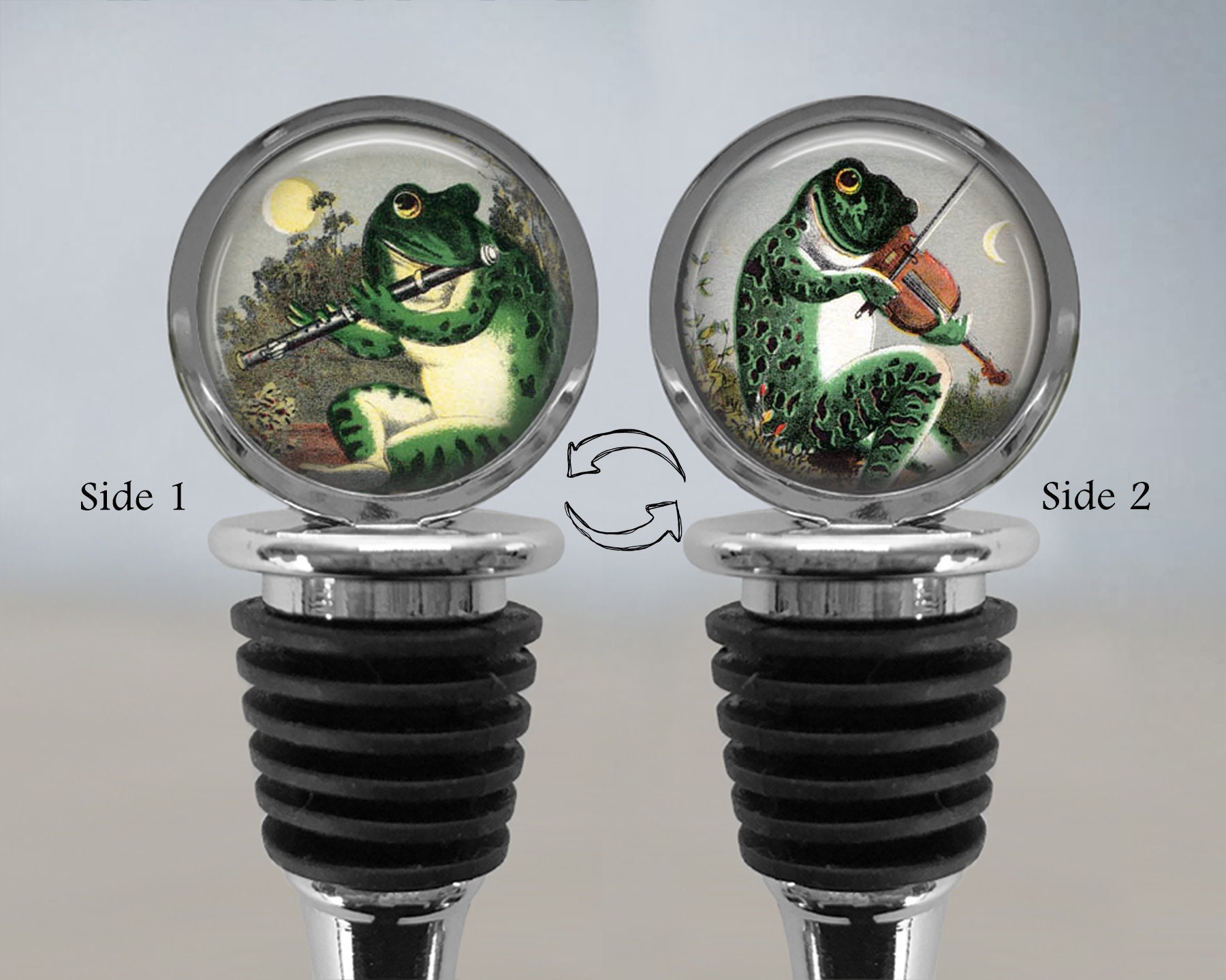 MUSICAL FROGS Wine Stopper Frog Lover Gifts Wine Lover Gifts