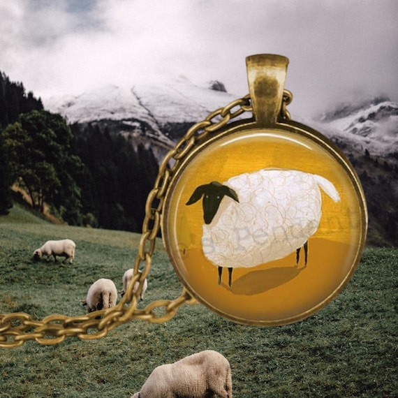 SHEEP Jewelry Sheep Necklace Sheep Pendant Black Faced Sheep Jewelry Baa Baa Black Sheep Knitter Gift Knitting Wool Etsy