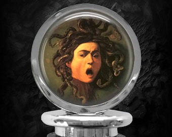 Medusa Wine Stopper: Caravaggio Painting, Renaissance Art Gift