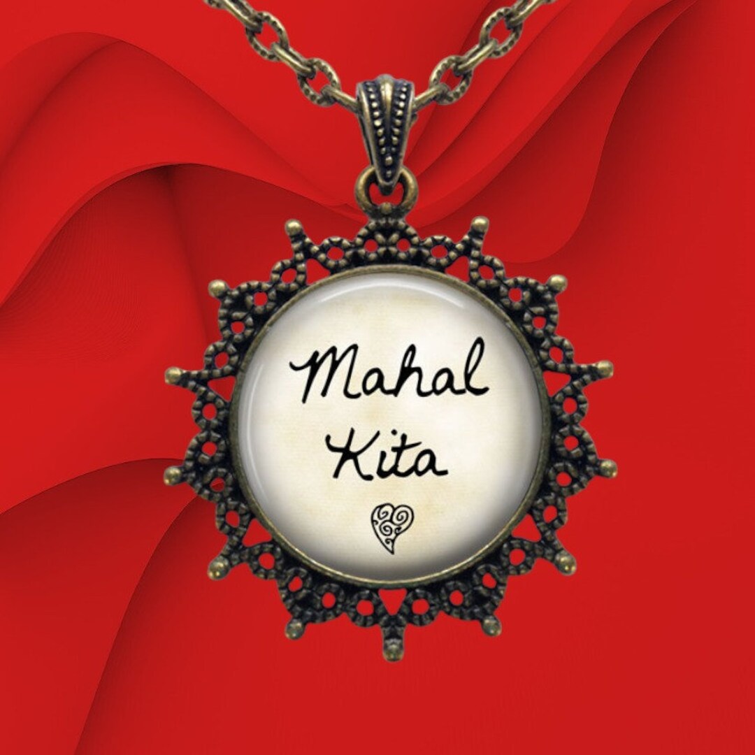 Buy Mahal Kita Necklace: Tagalog I Love You Filipina Pendant Online in  India