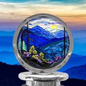Blue Ridge Mountains WINE STOPPER - Virginia Lover Gift - Forest Bottle Stopper - Blue Ridge Parkway - Nature Lover Gifts - Smoky Mountains