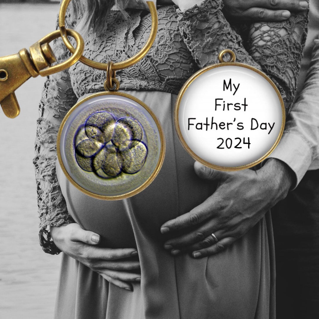 Custom Embryo Keepsake Keychain – IVF Journey, First Father's Day Gift ...