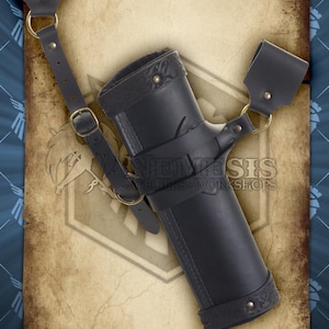 Universal Sword Scabbard - LARP Sword Scabbard - Cosplay - Fantasy Leather Scabbard - Roleplay Prop - Handmade - by Nemesis Workshops