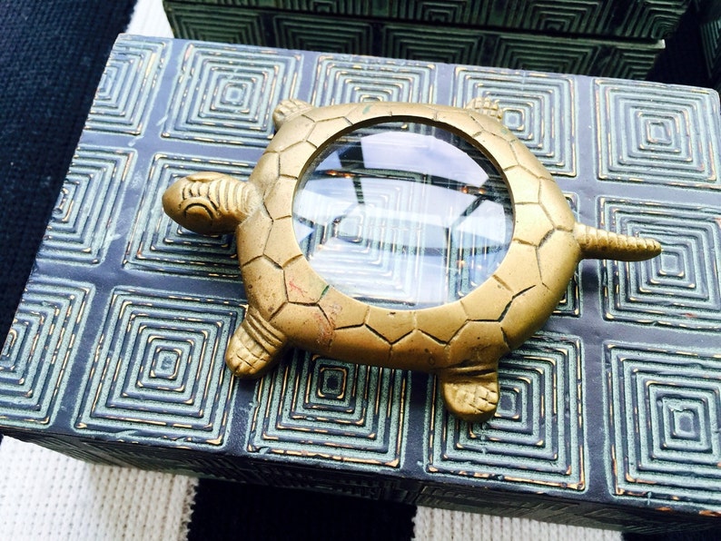 Embossed Copper Boxes with Choice of Vintage Brass Adornments. Etsy