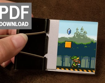 Pixel Link - Printable Flipbook (Animated by Rigmarole)