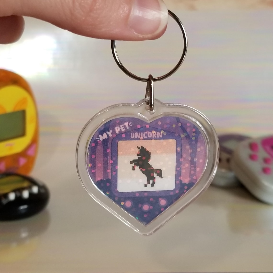 My Pet Unicorn Keychain
