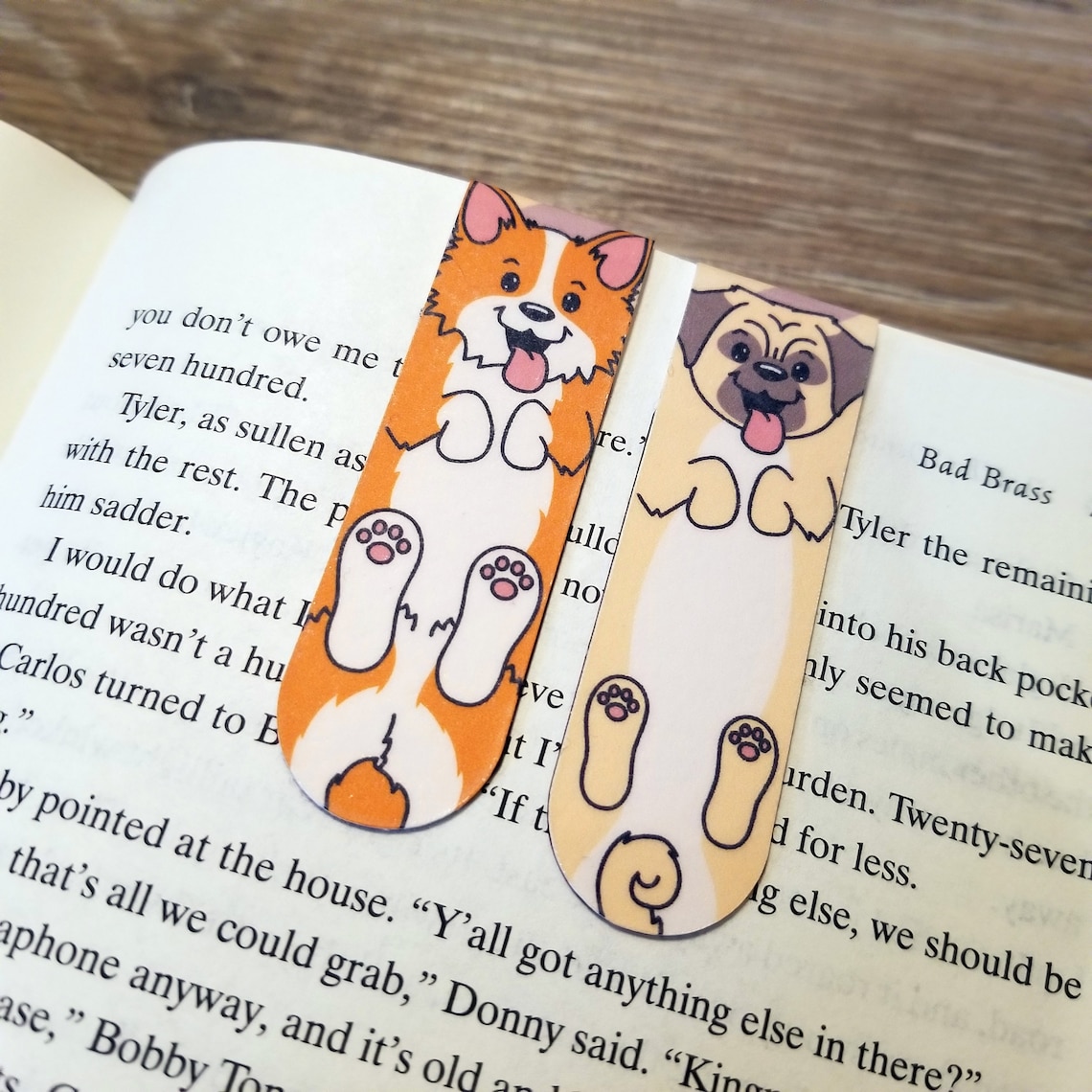 Bookmarks - Corgi and Pug