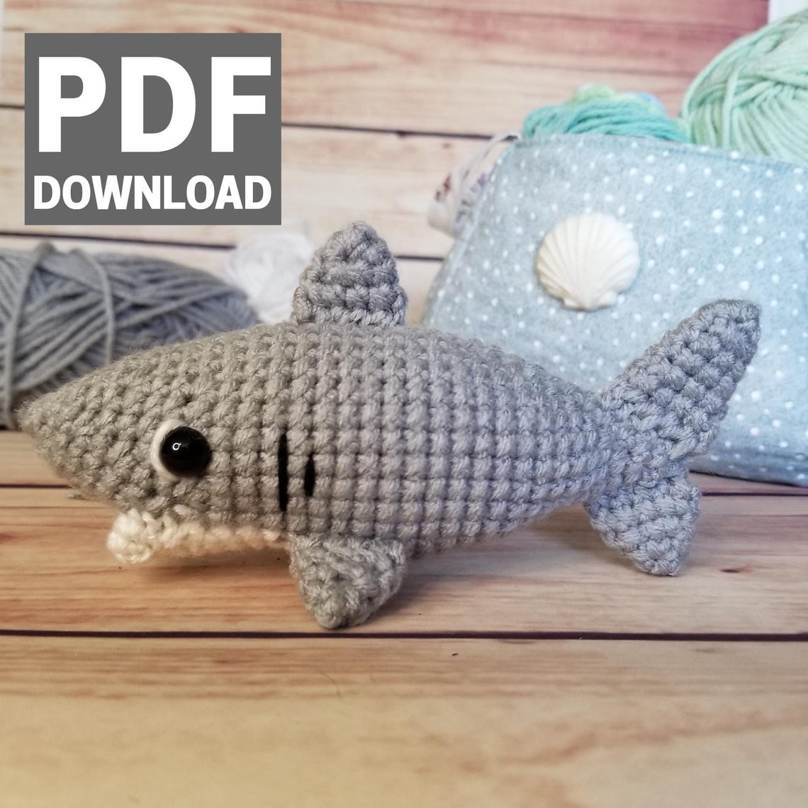 DIY Amigurumi Shark