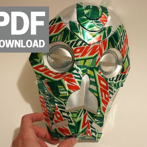 DIY Mountain Dew Dragon Priest Mask - Digital Download