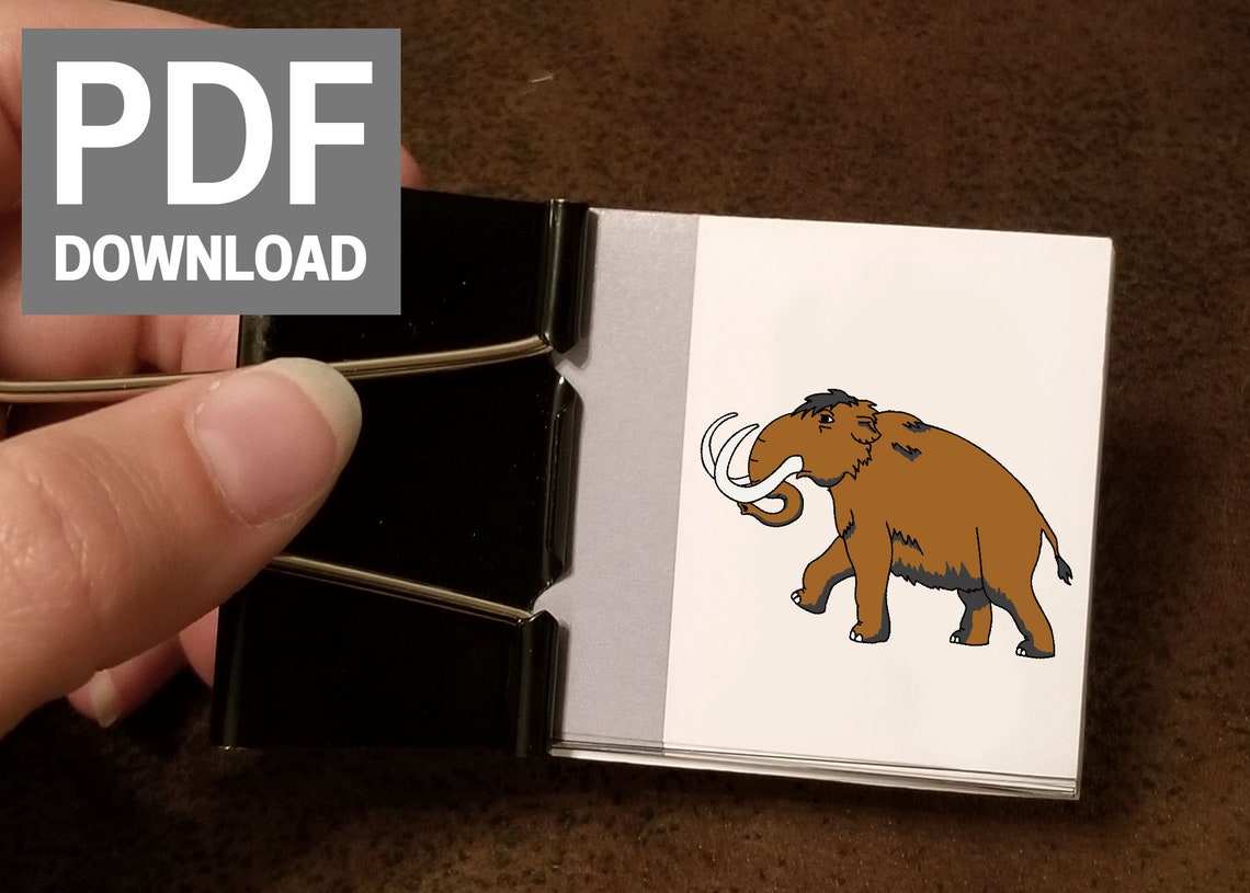 DIY Mammoth Flipbook